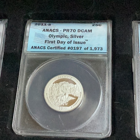 2011 Silver Parks Quarters. ANACS PR70 FDOI - Picture 3 of 7